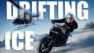 Extreme Motorcycle Drifting On Ice - Jorian Ponomareff