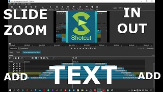 Shotcut Tutorial Text Zoom In Or Out From ANY DIRECTION (How To) 2021