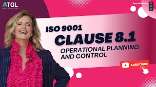 ISO 9001 Clause 8.1 Operational Planning and Control | Auditor Training Online