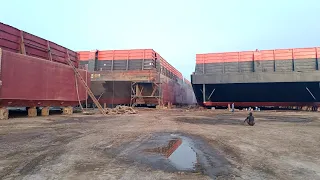 WORKING AMBIENCE IN THE SHIPYARD - INDONESIA 4K VIDEO