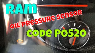 How To Replace Oil Pressure Switch On A 5.7 Hemi/Check Engine Light Code P0520