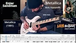 Metallica Enter Sandman Guitar Solo Kirk Hammett (With TAB)