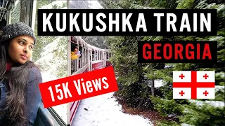 KUKUSHKA Train Ride Georgia | Train from Borjomi to Bakuriani 🚊 2021