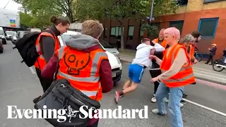 Furious motorists have clashed with Just Stop Oil activists