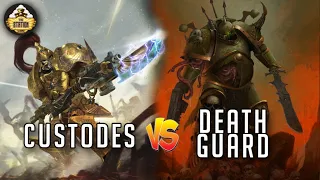 DEATH GUARD VS ADEPTUS CUSTODES | BATTLEREPORT NARRATIV 2000 pts | Warhammer 40k