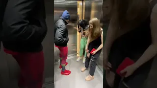 Superman Elevator Prank