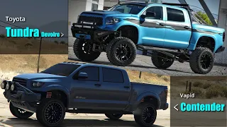 GTA V Pickup Trucks vs Real life Pickup Trucks