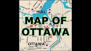 MAP OF OTTAWA [ CANADA ]