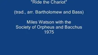 Ride the Chariot -- Miles Watson and the SOB's