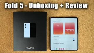 Samsung Galaxy Z Fold 5 - Unboxing, Full Setup & Review