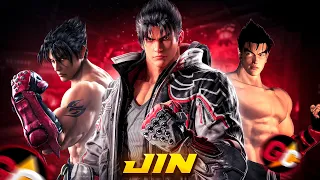 Evolution of JIN KAZAMA in Tekken Games | 2K 60FPS
