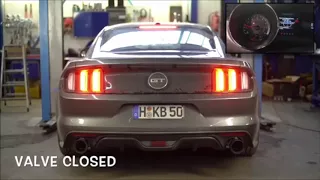 2018 Ford Mustang GT Premium 5.0L V8 engine w/ ARMYTRIX Header-Back Flap Exhaust - Loud Revs!