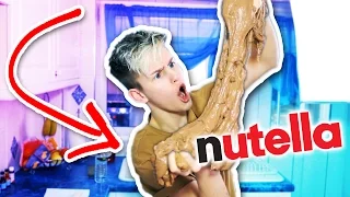 HOW TO MAKE NUTELLA SLIME DIY!