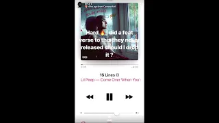 Lil Peep - 16 Lines (ft. Juicy J) [Remix Snippet]