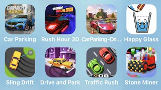 Car Parking, Rush  Hour 3D, Car Parking Driving School and More Car Games iPad Gameplay