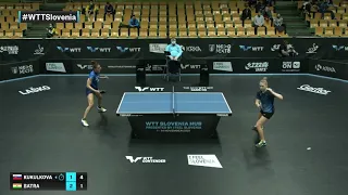 Tatiana Kukulkova vs Manika Batra | WTT Contender Laško 2021 | WS | R32