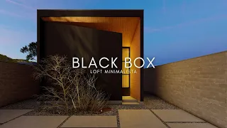 LOFT DE 6X7 METROS MINIMALISTA - BLACK BOX