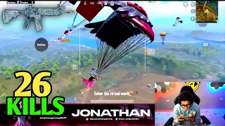 26KILLS !! 😱 NEW BEST AGRESSIVE GAMEPLAY JONATHAN / FOREST ELF SET #jonathangaming #gameplay