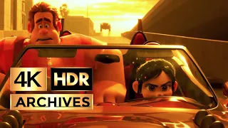 Ralph Breaks The Internet (2018) - There is no track - Car chase scene [ HDR - 4K - 5.1 ]