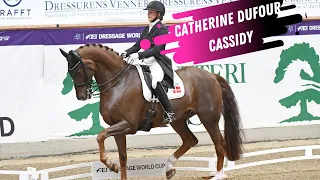 World Cup Herning: Catherin Dufour & Cassidy Win Grand Prix Dressage Freestyle (92% Artistic)