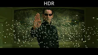 The Matrix Reloaded HDR vs SDR Comparison