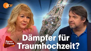 Duell um Diamanten: Armband mit mehr als 4 Karat soll Traumhochzeit finanzieren | Bares für Rares