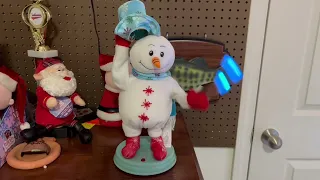 My Spinning snowflake snowman collection