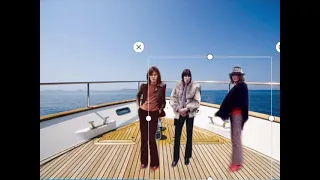 Rick Wright, Roger Waters and David Gilmour go sailing ⛵️