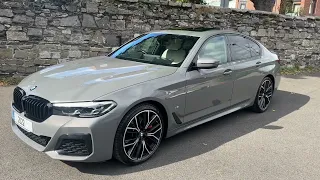 STUNNING 2022 BMW 520D MSPORT MHEV WITH COMFORT PACKAGE AND PRO PACKAGE AND SUN ROOF