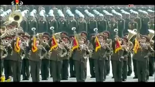 Военный парад в КНДР в честь 105-летия Ким Ир Сена
