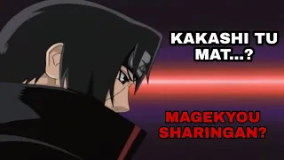 ITACHI SE DA CUENTA QUE KAKASHI DESPERTÓ EL MAGEKYOU SHARINGAN