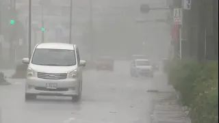 Typhoon Nanmadol makes landfall in southwestern Japan