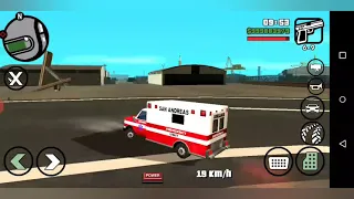 TENTADO ANDA DE 2 RODA COM A AMBULÂNCIA NO GTA SAN ANDROID