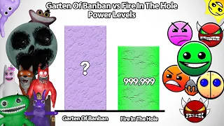 Garten Of Banban VS Fire In The Hole Power Level 🔥