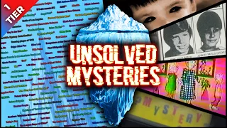 The ENTIRE Tier 1 | ULTIMATE Unsolved Mystery Iceberg Explained