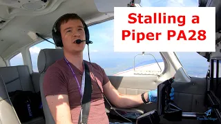 Stall and recovery, Online Flying Lesson in a Piper PA28