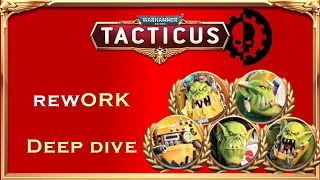 RewORKs in Tacticus - Get Stuck In, Ya Gitz