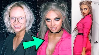 1 hour glam transformation *EXTREME CATFISH*