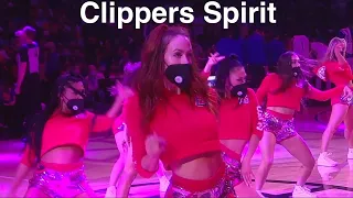 Clippers Spirit (Los Angeles Clippers Dancers) - NBA Dancers - 2/14/2022 dance performance