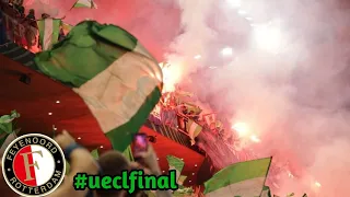Feyenoord Fans Away in Tirana, Albania || AS Roma vs Feyenoord (25.05.2022)