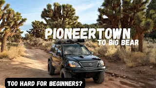 Pioneertown to Big Bear Off Road Trail (2N02) BURNS CANYON RD