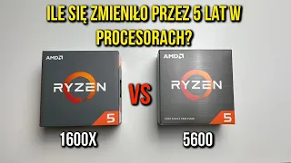 RYZEN 5 5600 vs. RYZEN 5 1600X | PORÓWNANIE PROCESORÓW