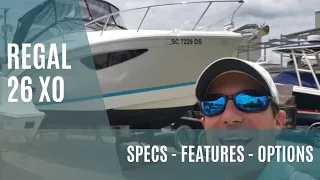 Regal Boats 26 XO Walkthrough Review - Small Cabin Cruiser