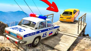 ПРИШЛОСЬ ПРЫГАТЬ! ПОЛИЦЕЙСКАЯ ПОГОНЯ В ГТА 5 ОНЛАЙН! ТРОЛЛИНГ КОПОВ (GTA 5 ONLINE)