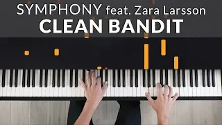 Symphony - Clean Bandit feat. Zara Larsson | Tutorial of my Piano Cover