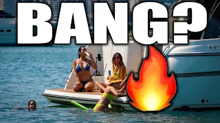 DO YOU WANNA BANG? 😜🔥 | MIAMI RIVER | PARTY BOATS | DRONEVIEWHD