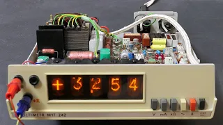 Nixie multimeter repair (M1T-242)