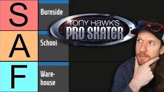 I ranked every level in Tony Hawk's Pro Skater 1...