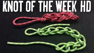 Tangle Free Storage for Electrical Cords and Cordage with the Chain Sinnet - ITS Knot of the Week HD
