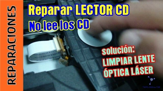 Reparar Reproductor CD DVD. No lee los CD. CD player repairing